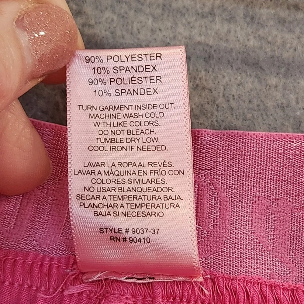 Juicy Couture Womens Pajama Pants‎ XL Pink Sleepwear Lounge Embossed
